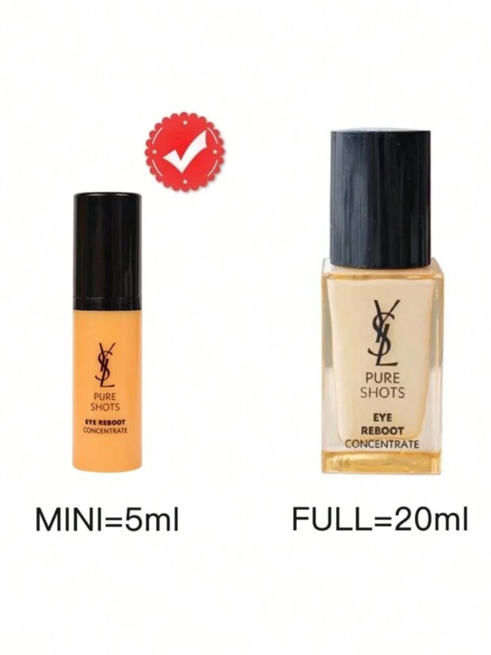 Yves Saint Laurent Skincare Set-Pure Shot Eye Reboot Concentrate,5ml-2pc-BOX-NEW - Picture 9 of 15